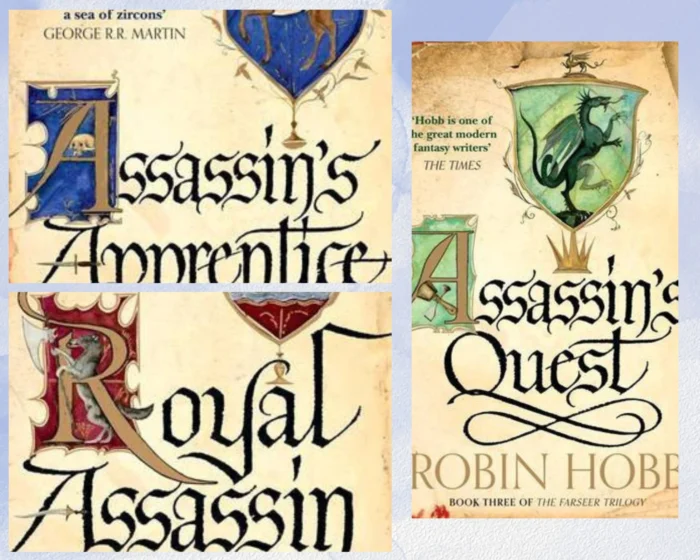 עטיפות The Farseer Trilogyמאת Robin Hobb - בין חומות הארמון, בבקתות הדייגים וביערות הסמוכים – נרקם גורלו של פיץ, ילד ממזר לבית המלוכה, שנקרע בין חובתו לכתר ובין הקריאה של לבו. סדרת הרואים למרחוק היא פנטזיה אפית־אינטימית, שמציבה במרכזה לא רק קרבות ומזימות, אלא גם שברון לב, זהות, ונאמנות שמביסה את הזמן. ...