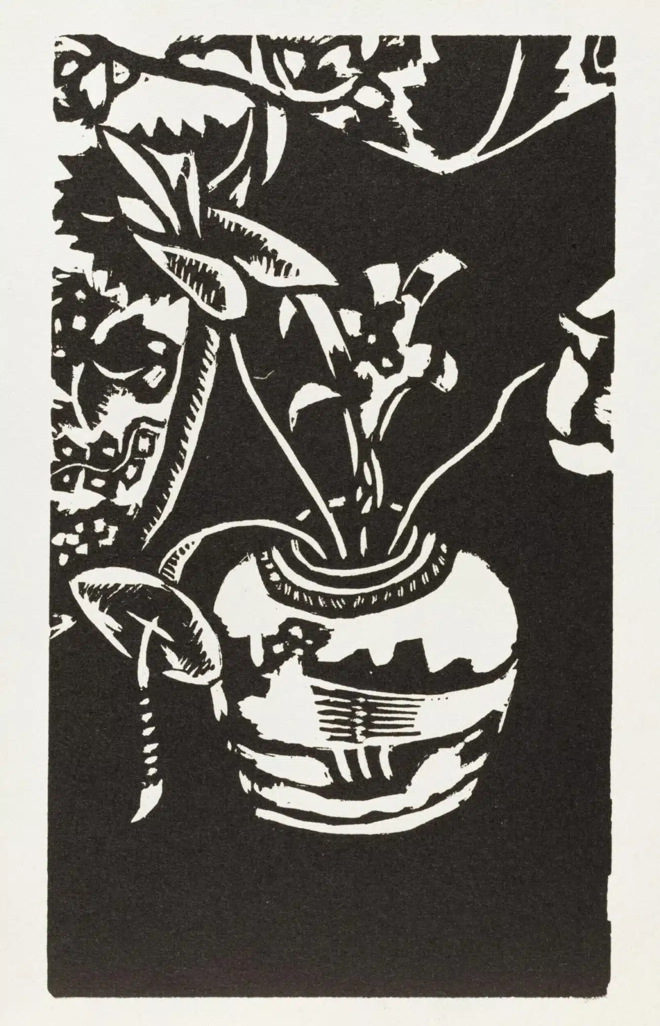 Harliquinade Woodcut