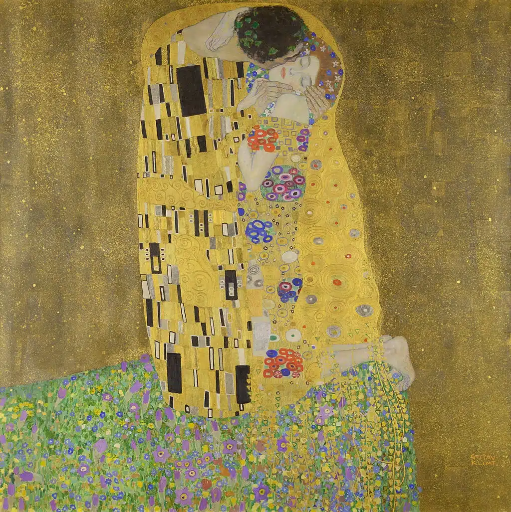 Gustav Klimt, The Kiss, 1907–1908
