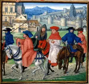 Pilgrims from Canterbury - Sivi's Books Pilgrims from Canterbury איור צליינים בדרך לקנטרברי, ג’פרי צ’וסר – Sivi קוראת צ’וסר