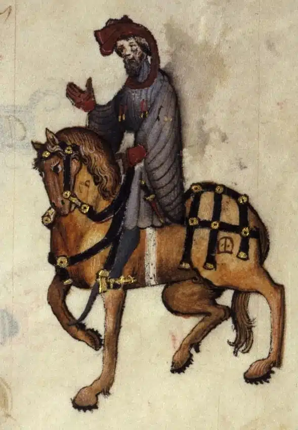 Knight from Chaucer’s Canterbury Tales, representing medieval chivalry