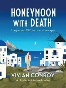 Honeymoon with Death עטיפת הספר Honeymoon with Death מאת Vivian Conroy - מי שמחפש מותחן מהודק יקבל כאן בעיקר בלבול שמתחפש למסתורין.