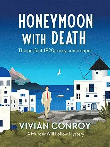 עטיפת הספר Honeymoon with Death מאת Vivian Conroy - מי שמחפש מותחן מהודק יקבל כאן בעיקר בלבול שמתחפש למסתורין.