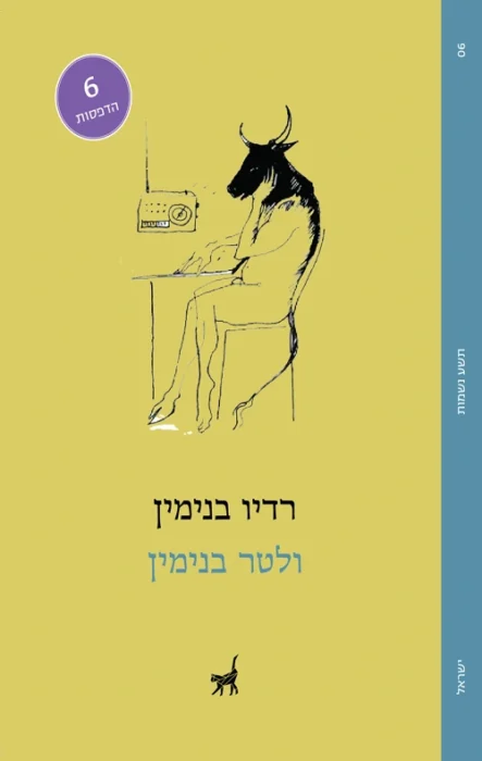 עטיפת הספר רדיו בנימין מאת ולטר בנימין - מכשפות, בסטיליה, פומפיי ושודדים, קובץ הרצאות שקשה להניח מהיד