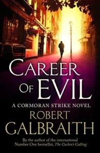 Career of Evil Career of Evil עטיפת הספר Career of Evil מאת Robert Galbraith, הספר השלישי בסדרת Cormoran Strike, מותחן פשע אפל ואלים שבו רובין מקבלת חבילה מזעזעת וסטרייק נאלץ להתמודד עם עברו.